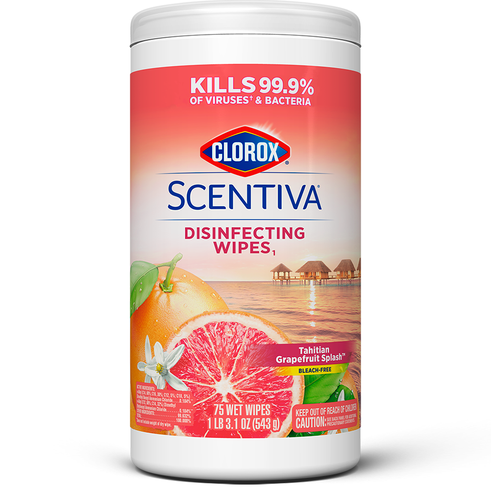 Clorox® Scentiva Disinfecting Wipes₁ Clorox Arabia